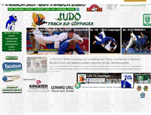 Tablet Screenshot of judo-goeppingen.de